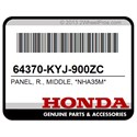Honda 64370-KYJ-900ZC Panel, R., Middle, *Nha35m*