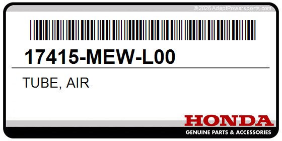 Honda 17415-MEW-L00 Tube, Air