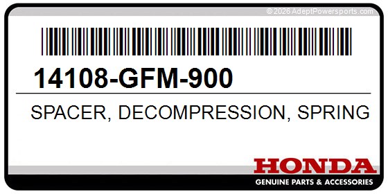 Honda 14108-GFM-900 Spacer, Decompression, Spring