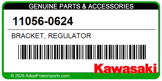 Kawasaki 11056-0624 Bracket, Regulator