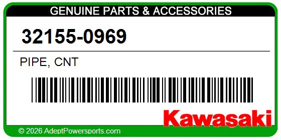 Kawasaki 32155-0969 Pipe, Cnt