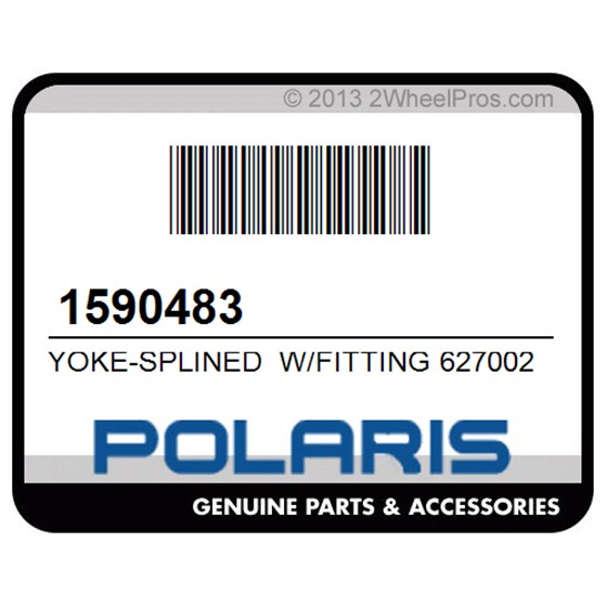 Polaris 1590483 Yoke-Splined W/Fitting 6270029