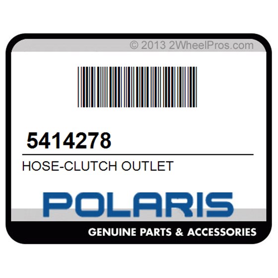 Polaris 5414278 Hose-Clutch Outlet