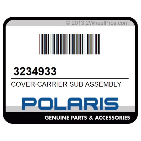Polaris 3234933 Cover-Carrier Sub Assembly