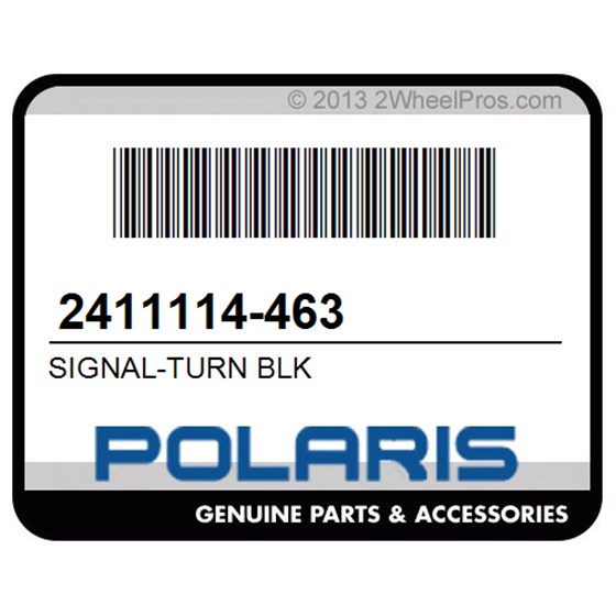 Polaris 2411114-463 Signal-Turn Blk