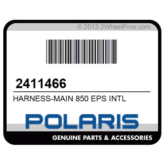 Polaris 2411466 Harness-Main 850 Eps Intl