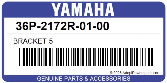 Yamaha 36P-2172R-01-00 Bracket 5