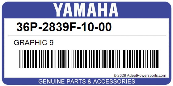 Yamaha 36P-2839F-10-00 Graphic 9