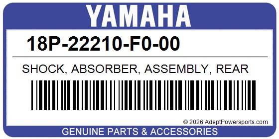 Yamaha 18P-22210-F0-00 Shock, Absorber, Assembly, Rear