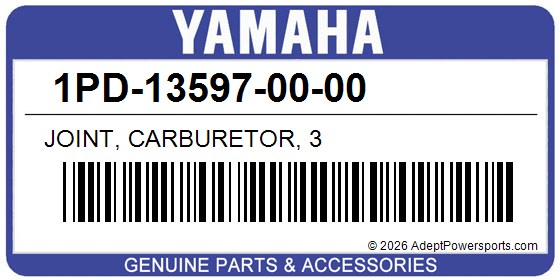 Yamaha 1PD-13597-00-00 Joint, Carburetor, 3