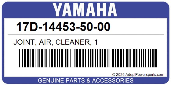 Yamaha 17D-14453-50-00 Joint, Air, Cleaner, 1