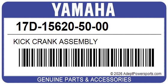 Yamaha 17D-15620-50-00 Kick Crank Assembly