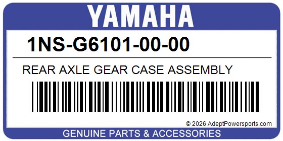 Yamaha 1NS-G6101-00-00 Rear Axle Gear Case Assembly