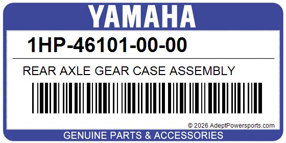 Yamaha 1HP-46101-00-00 Rear Axle Gear Case Assembly