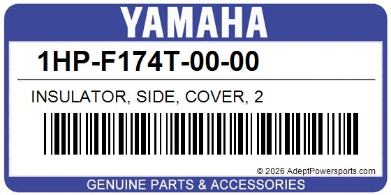 Yamaha 1HP-F174T-00-00 Insulator, Side, Cover, 2