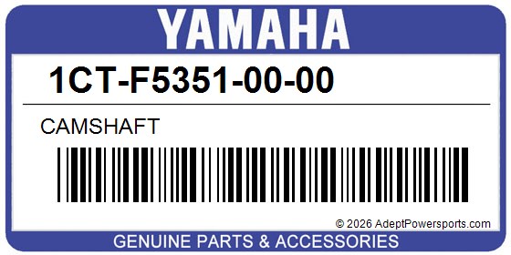 Yamaha 1CT-F5351-00-00 Camshaft