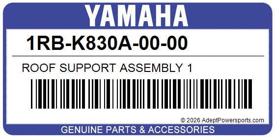 Yamaha 1RB-K830A-00-00 Roof Support Assembly 1