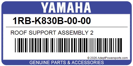 Yamaha 1RB-K830B-00-00 Roof Support Assembly 2