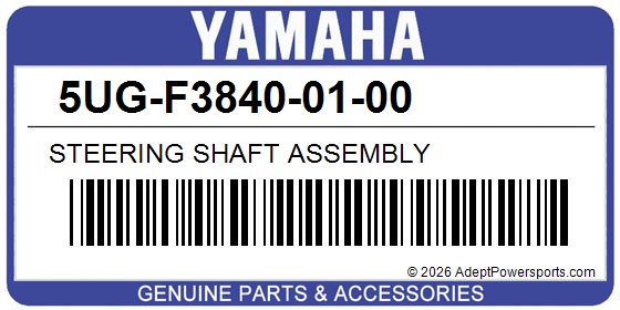 Yamaha 5UG-F3840-01-00 Steering Shaft Assembly