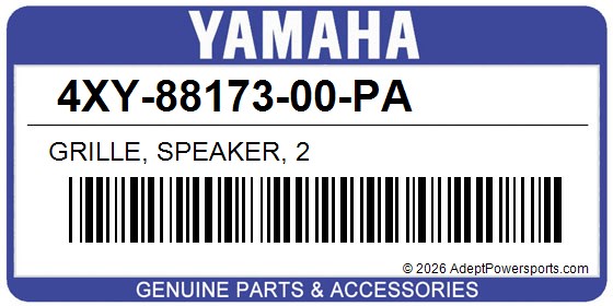 Yamaha 4XY-88173-00-PA Grille, Speaker, 2