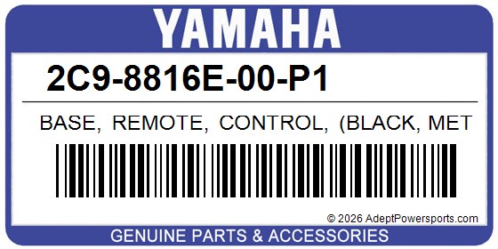 Yamaha 2C9-8816E-00-P1 Base, Remote, Control, (Black, Metallic, M)