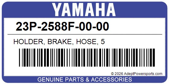 Yamaha 23P-2588F-00-00 Holder, Brake, Hose, 5