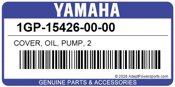 Yamaha 1GP-15426-00-00 Cover, Oil, Pump, 2