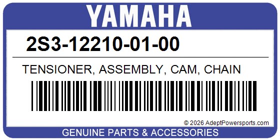 Yamaha 2S3-12210-01-00 Tensioner, Assembly, Cam, Chain