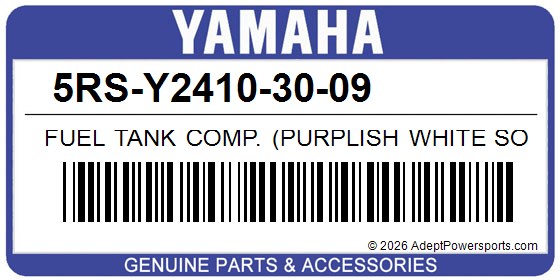Yamaha 5RS-Y2410-30-09 Fuel Tank Comp. (Purplish White Solid 1)