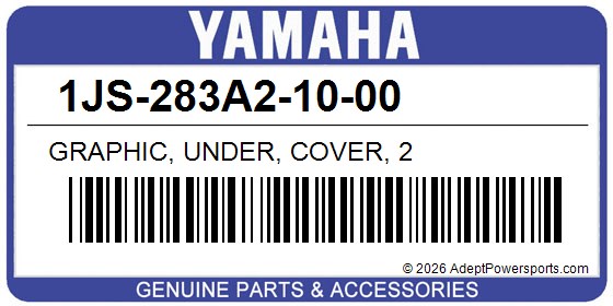 Yamaha 1JS-283A2-10-00 Graphic, Under, Cover, 2