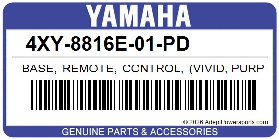 Yamaha 4XY-8816E-01-PD Base, Remote, Control, (Vivid, Purplish, Blue, Cocktail, 5)