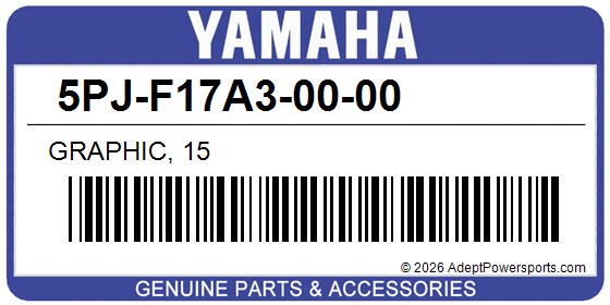 Yamaha 5PJ-F17A3-00-00 Graphic, 15