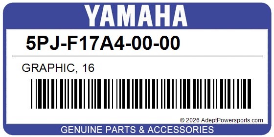 Yamaha 5PJ-F17A4-00-00 Graphic, 16