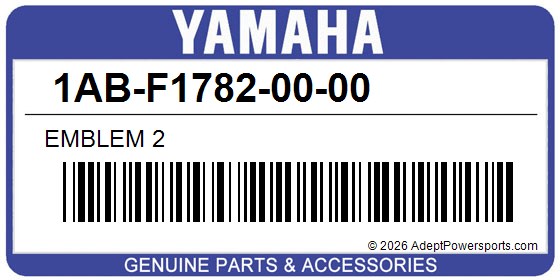 Yamaha 1AB-F1782-00-00 Emblem 2