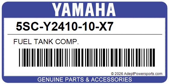 Yamaha 5SC-Y2410-10-X7 Fuel Tank Comp.