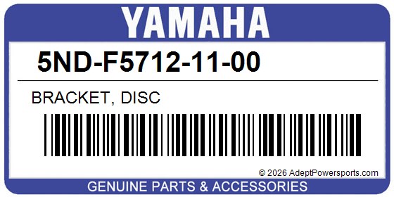 Yamaha 5ND-F5712-11-00 Bracket, Disc