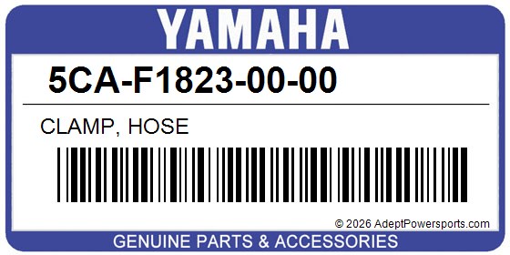 Yamaha 5CA-F1823-00-00 Clamp, Hose