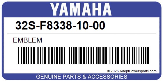 Yamaha 32S-F8338-10-00 Emblem