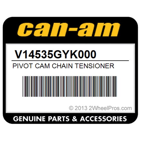 Can-Am V14535GYK000 Pivot Cam Chain Tensioner