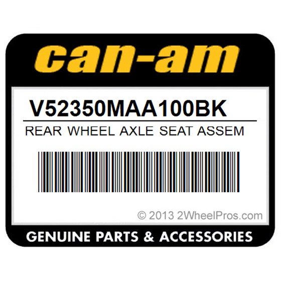 Can-Am V52350MAA100BK Rear Wheel Axle Seat Assembly