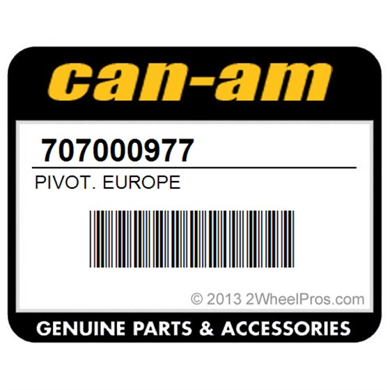 Can-Am 707000977 Pivot. Europe