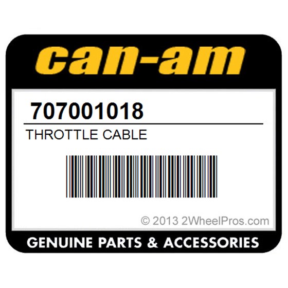 Can-Am 707001018 Throttle Cable