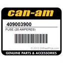 Can-Am 409003900 Fuse (20 Amperes)