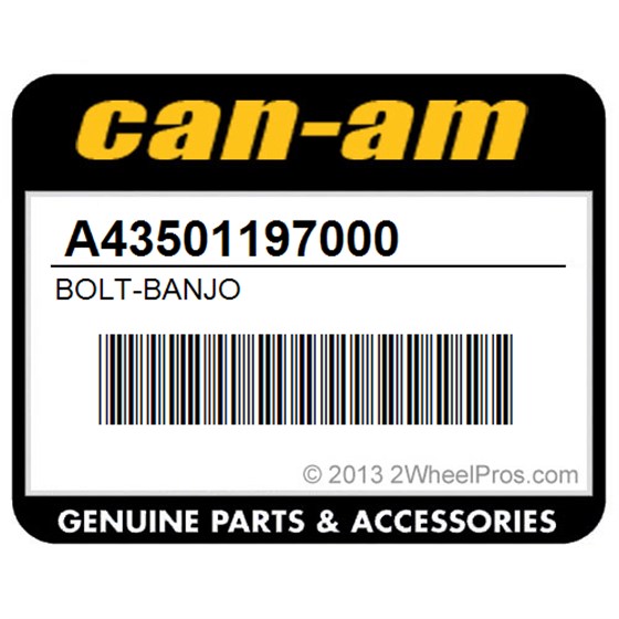 Can-Am A43501197000 Bolt-Banjo