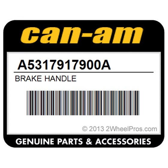 Can-Am A5317917900A Brake Handle