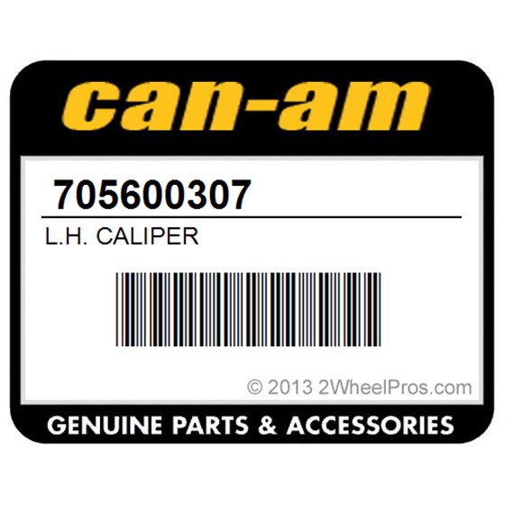 Can-Am 705600307 L.H. Caliper