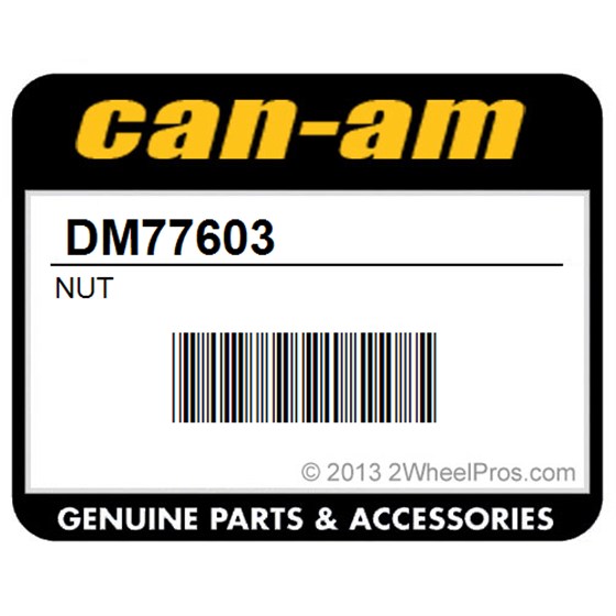 Can-Am DM77603 Nut