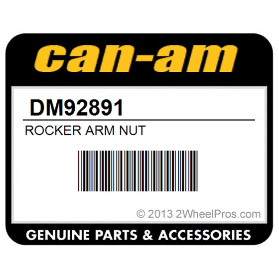 Can-Am DM92891 Rocker Arm Nut