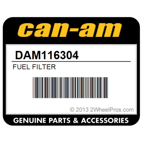 Can-Am DAM116304 Fuel Filter