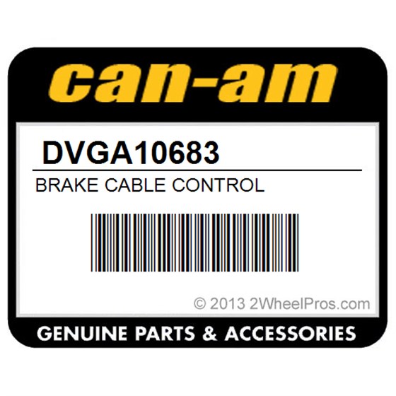 Can-Am DVGA10683 Brake Cable Control